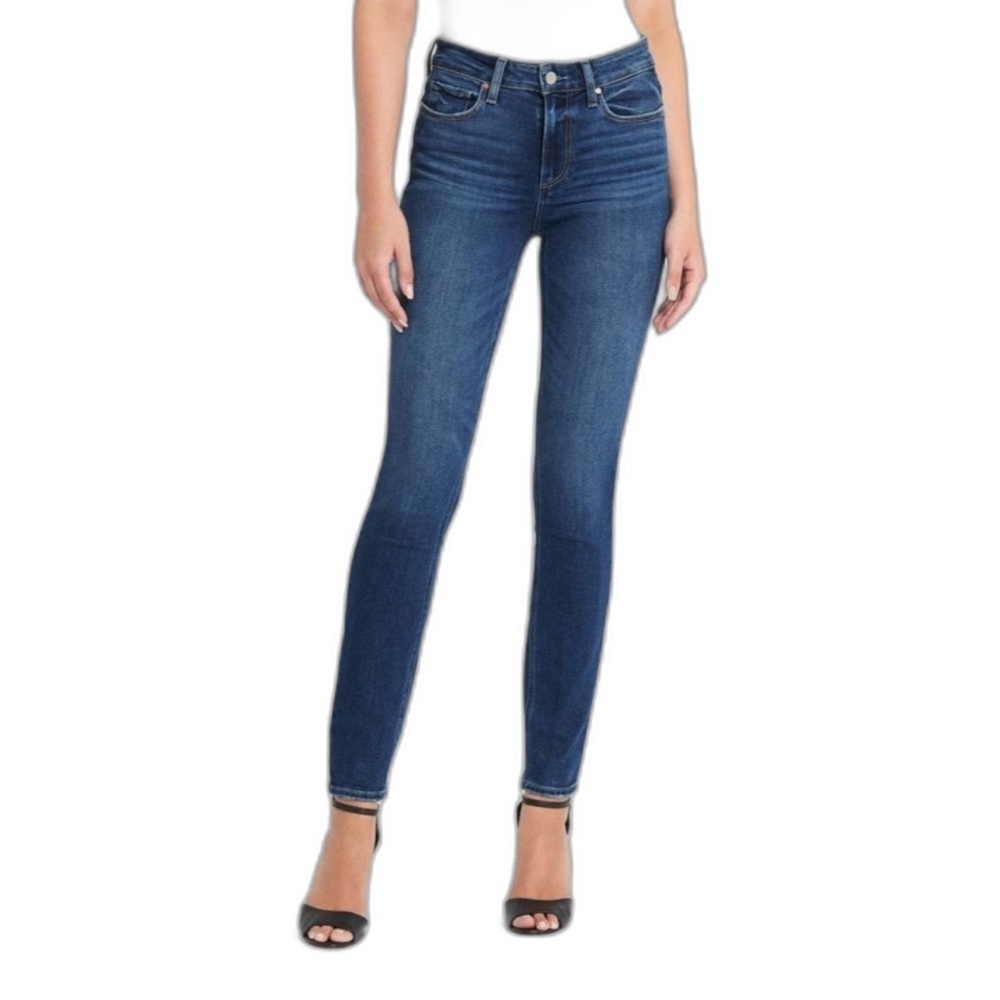 PAIGE Hoxton Ultra Skinny Denim Jean in Dark Blue, Women’s size 26